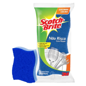 ESPONJA-NAO-RISCA-SCOTCH-3M ESPONJA-NAO-RISCA-SCOTCH-3M